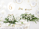 Place cards - Heart, gold, 10x5cm (1 pkt / 10 pc.)