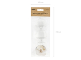 Boxes Cake Stand, colourless, 5.5x7.5cm (1 pkt / 3 pc.)