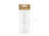 Boxes Cake Stand, colourless, 5.5x7.5cm (1 pkt / 3 pc.)