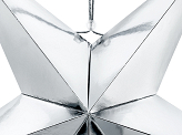 Paper star, 70cm, silver