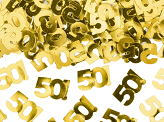Metallic confetti, number 50, 15g