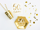 Metallic confetti, number 50, 15g