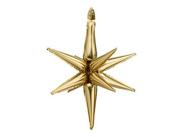 3D foil balloon Star, 105cm, gold