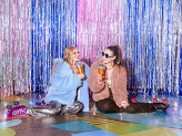 Foil balloons for garlands Microphone, 10x25 cm, orange (1 pkt / 3 pc.)