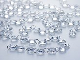 Crystal garland, colourless, 1m