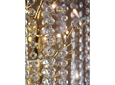 Crystal garland, colourless, 1m