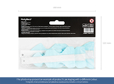 Decorative Rosettes, Light Blue, 20-30cm (1 pkt / 3 pc.)