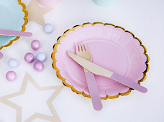 Plates, light pink, 18cm (1 pkt / 6 pc.)