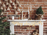 Wooden banner Merry Christmas, 87x17cm