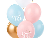 Balloons 30 cm,Boy or Girl, mix (1 pkt / 50 pc.)