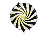 Foil balloon Candy, 35cm, black