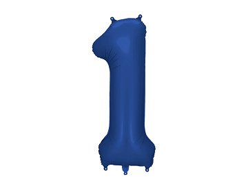 Foil Balloon Number '1', 86cm, navy