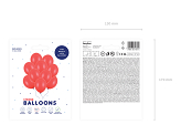 Strong Balloons 27cm, Pastel Poppy Red (1 pkt / 10 pc.)