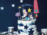 Cake topper  Space, 9.5-24.5cm (1 pkt / 7 pc.)