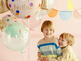 Foil balloon Candy ''Happy Birthday'', 61x37 cm, mix