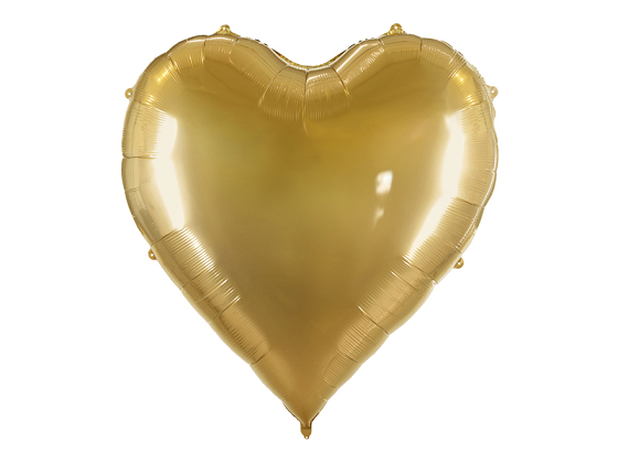 Foil Balloon Heart XXL, 136x129 cm, gold