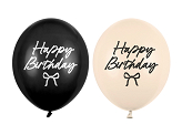 Strong balloons Happy Birthday Bows, 30 cm, mix (1 pkt / 50 pc.)