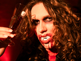 Vampire teeth, white