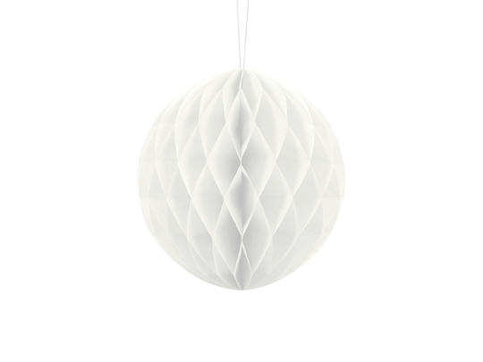 Honeycomb Ball, white, 20cm