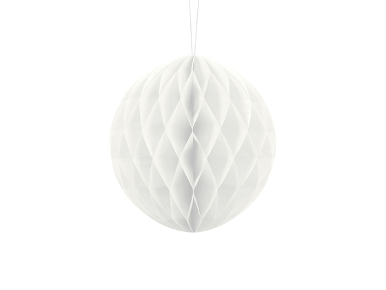 Honeycomb Ball, white, 20cm
