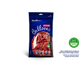Strong Balloons 12cm, Metallic Poppy Red (1 pkt / 100 pc.)