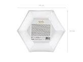 Plates 40th Birthday, gold, 20cm (1 pkt / 6 pc.)
