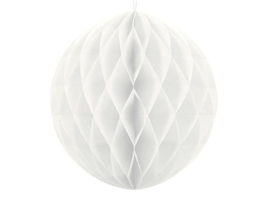 Honeycomb Ball, white, 30cm