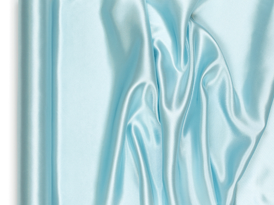 Satin Plain, misty blue, 0.36 x 9m