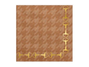 Napkins Stirrups, mix, 33x33 cm (1 pkt / 12 pc.)