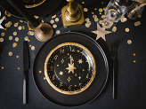 Paper plates Clock, 18 cm, mix (1 pkt / 6 pc.)