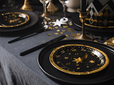 Paper plates Clock, 18 cm, mix (1 pkt / 6 pc.)