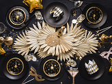 Paper plates Clock, 18 cm, mix (1 pkt / 6 pc.)