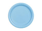 Paper Plates, light blue, 23 cm (1 pkt / 6 pc.)