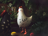 Foil balloon Hen, 48x60 cm, mix