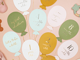 Milestone Cards Balloons, mix, 11.5x17cm