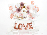 Foil Balloon Letter ''L'', 35cm, rose gold