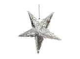 Foldable Pinata - Star, 68x68x30cm, silver