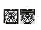 Spider Web Plate Mats, black, 27.5cm (1 pkt / 4 pc.)