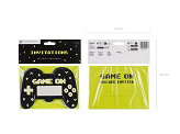 Invitations Gamepad, mix (1 pkt / 6 pc.)