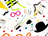 Paper Straws, yellow, 19.5cm (1 pkt / 10 pc.)