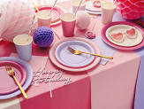 Tablecloth, 137x183 cm, dark pink
