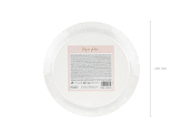 Plates Polka Dots, light pink, 18cm (1 pkt / 6 pc.)