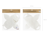 Decorative cake boxes - Branches, gold, 16 x 8.5 x 9.5 cm (1 pkt / 10 pc.)