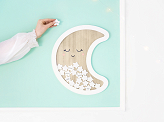 Wooden guest book - Moon, 38.5x30cm