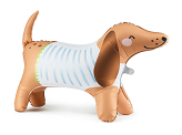 Standing Foil Balloon Dachshund, 89x58 cm, mix