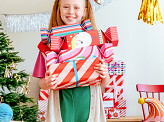 Standing foil balloon Elf, 46x88 cm, mix