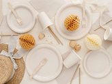 Paper Cups, beige, 250ml (1 pkt / 6 pc.)
