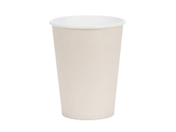 Paper Cups, beige, 250ml (1 pkt / 6 pc.)