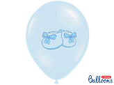 Balloons 30cm, Bootee, Pastel Baby Blue (1 pkt / 50 pc.)