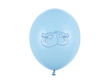 Balloons 30cm, Bootee, Pastel Baby Blue (1 pkt / 50 pc.)